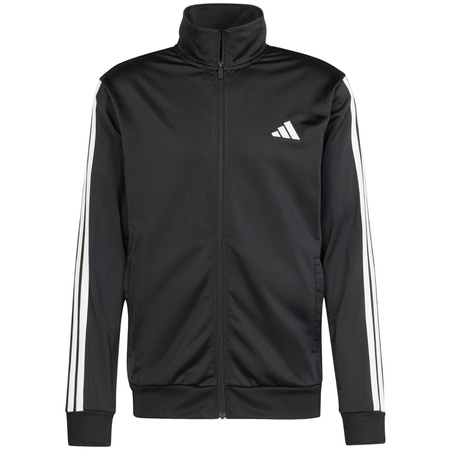 Dres męski adidas Sportswear Basic 3-Stripes Tricot czarny (JI8858)