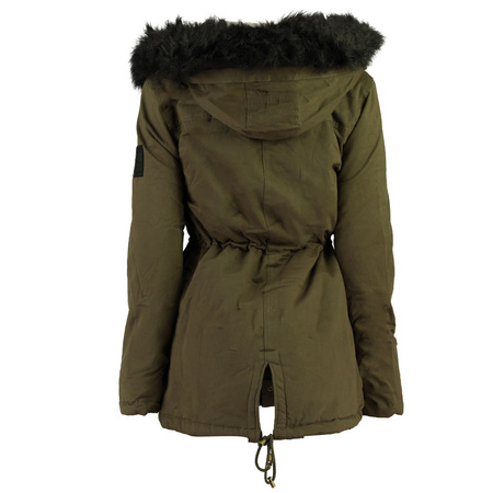 Kurtka zimowa damska parka Geographical Norway Celeste Kaki zielona DB LADY 056 (WW5310F/GN-KAKI)