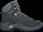 Buty trekkingowe damskie Lowa Renegade GTX mid Ws Gore-Tex graphit/jade wodoodporne trapery szare (320945 9781)