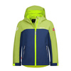 Kurtka przeciwdeszczowa dziecięca dla chłopca/dziewczynki Trollkids Kids Telemark Jacket kiwi/mystic blue (390-345)