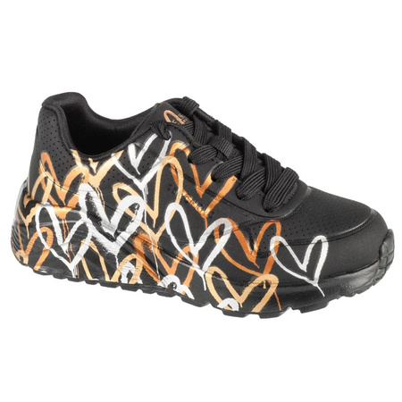 Skechers JGoldCrown: Uno Lite - Metallic 314067L-BKGD Czarne 28 (314067L-BKGD)