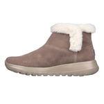 Buty zimowe trzewiki damskie Skechers On The Go Joy Bundle Up botki ocieplane różowe (15501-DKTP)