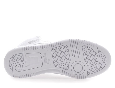 BUTY PUMA REBOUND V6 MID JR PUMA WHITE-C (39383105)