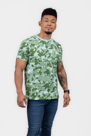 T-shirt Monotox Logo SV CAMO 6 PASTEL MINT Zielony (MX22046)