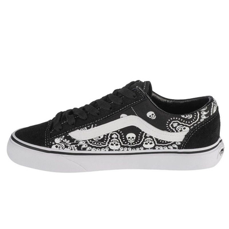 Buty sportowe damskie/męskie Vans Bandana Style 36 trampki sneakersy białe/czarne (VN0A54F6D9S)