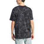 Wyprzedaż - Koszulka bawełniana męska adidas Adventure Allover Print Tee Black stylowa czarna (IJ0711)