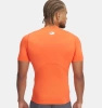 Koszulka treningowa męska UA HG Armour Comp SS pomarańczowa (1361518-847)