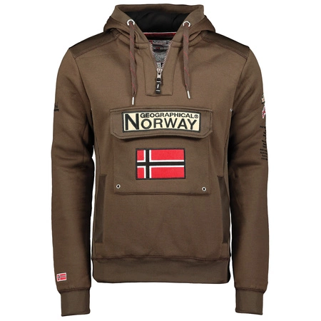 Bluza Geographical Norway GYMCLASS BROWN DB MEN 054 brązowy męska (WW2487H/GN-Brown)