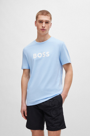 T-shirt męski BOSS RN AZZURRO niebieski (50503276-450)