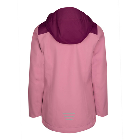 Kurtka przeciwdeszczowa dziecięca dla dziewczynki Trollkids Girls Bergen Jacket orchid/mulberry/peach (611-227)