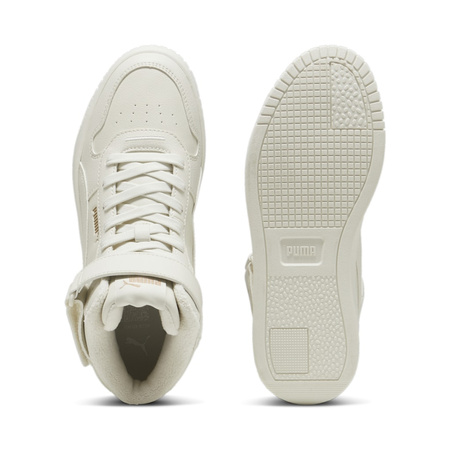 Wyprzedaż - Sneakersy damskie Puma Carina Street Mid WTR wysokie za kostkę szare (398050-02)
