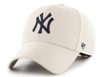 Bejsbolówka męska/damska 47 Brand MLB MLB New York Yankees czapka z daszkiem beżowa (B-MVP17WBV-BN)