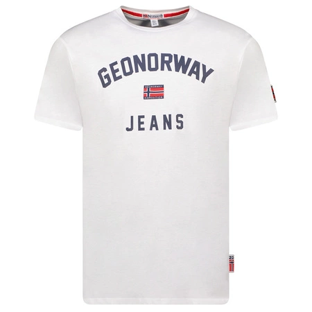 T-Shirt Geographical Norway JASSIER MEN 254 biały męska (SY1361H/GN-White)