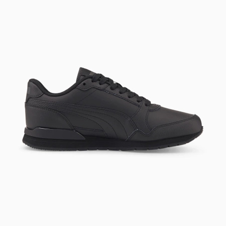 Buty sportowe Puma St Runner V3 L Jr młodzieżowe/damskie skórzane sneakersy czarne (384904-01)