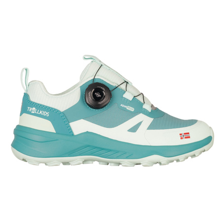 Buty Trollkids Trollfjord Hiker Low XT Waterproof mgła akwamarynowa/akwamaryna marmurowa