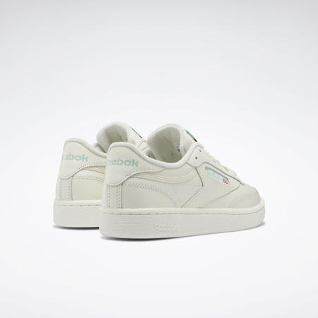Wyprzedaż - Buty sportowe damskie Reebok Club C 85 Vintage stylowe sneakersy białe (100025378)