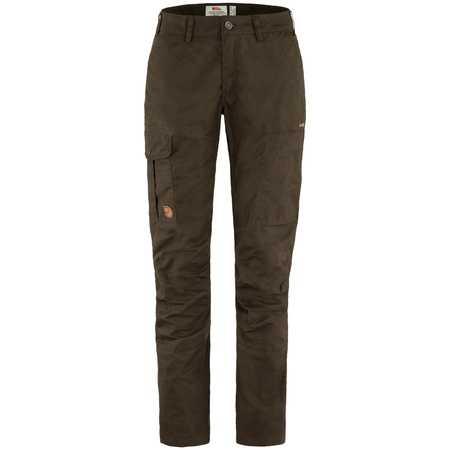 Spodnie outdoorowe damskie Fjällräven Karla Pro Trousers Curved W Dark Olive trekkingowe zielone (F89727-633)