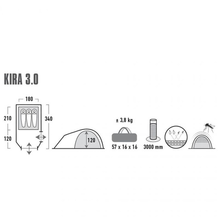 Namiot High Peak Kira 3 (10370)