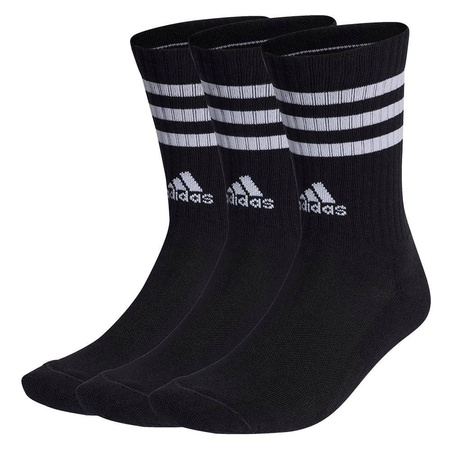 Skarpety adidas 3-Stripes Cushioned Czarne (IC1321)