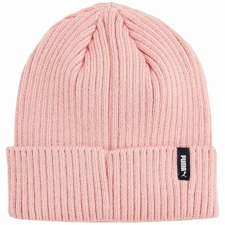 Czapka zimowa damska/męska Puma Classic Cuff Beanie różowa (024826-04)