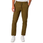 Spodnie męskie Champion Legacy STRAIGHT HEM PANTS Brązowe (218065GS556)