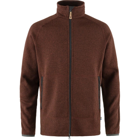 Polar męski Fjällräven Övik Fleece Zip Sweater M Autumn Leaf (F87317-215)