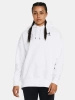 Bluza damska UNDER ARMOUR Essential Fleece Oversized z kapturem biała (1379495-100)