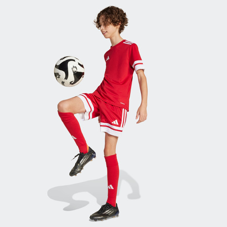 Spodenki dla dzieci adidas Squadra 25 czerwone (JJ2416)