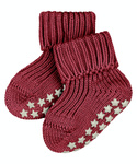Wyprzedaż - Skarpetki niemowlęce antypoślizgowe FALKE Cotton Catspads SO CP ruby (10603-8830)