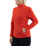 Wyprzedaż - Bluza polarowa damska Viking Tesero Lady czerwona rozpinana trekkingowa (740/24/5658/3400)