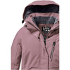 Wyprzedaż - Kurtka zimowa z kapturem damska Killtec KOW 140 parka techniczna outdoorowa różowa (37411/523)