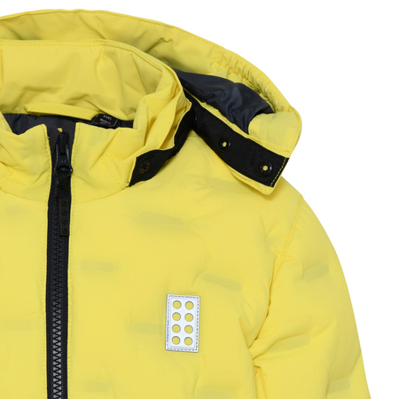Wyprzedaż - Kurtka zimowa puchowa dziecięca Lego Wear Kid's Jipe 706 Jacket wiatroszczelna żółta (22879-224)
