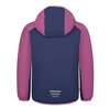 Kurtka ultralekka przejściowa dziecięca dla chłopca/dziewczynki Trollkids Kids Halsafjord Jacket violet blue/mallow pink/wild rose (616-111)