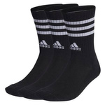 Skarpety adidas 3-Stripes Cushioned Czarne (IC1321)