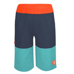 Strój kąpielowy dziecięcy dla chłopca/dziewczynki Trollkids Kids Kroksand Shorts dark navy/glow orange/dusky turquoise (396-110)