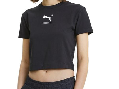 Damska sportowa koszulka PUMA NU-TILITY FITTED TEE stylowa czarna (581377-01)