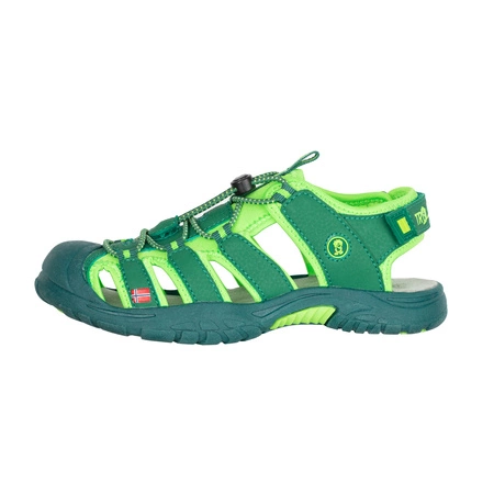 Sandały sportowe dziecięce dla chłopca/dziewczynki Trollkids Kids Kvalvika Sandal dark green/light green (194-309)