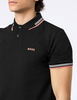 Koszulka Polo męska BOSS Paul NERO slim fit czarna (50506193-003N)