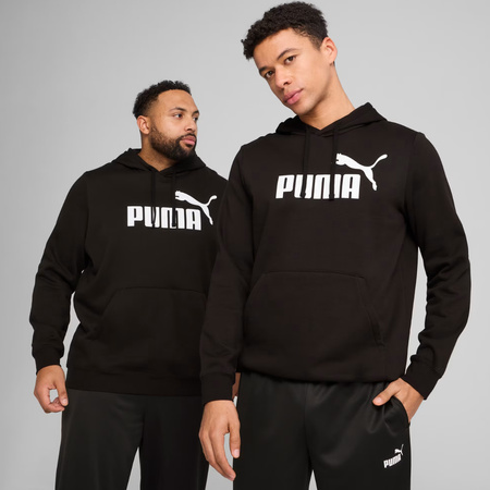 Bluza męska Puma ESS No.1 Logo Hoodie FL czarna (682570 01)