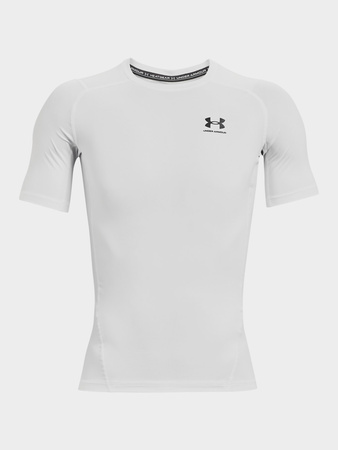 Koszulka męska termoaktywna UNDER ARMOUR white (1361518-100)