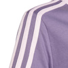 Koszulka dla dzieci adidas Essentials 3-Stripes Cotton Loose Fit Boyfriend Tee fioletowa (IL3276)