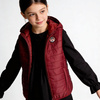 Bezrękawnik Geographical Norway VATIKA HOOD EO GIRL 233 bordowy dla dziewczynki (WW2008E/GNO-Burgundy)