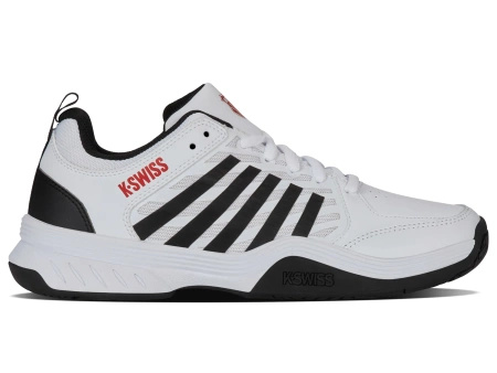 Męskie sneakersy K-Swiss COURT EXPRESS 2 WHITE/BLACK/MARS RED-M (04428-140-M)