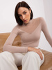 Wyprzedaż - Beżowa bluzka z wiskozy BASIC FEEL GOOD  (RV-BZ-9203.87P)
