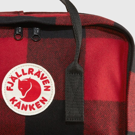 Plecak Fjällräven Kånken Re-Wool Red-Black (F23330-320-550)