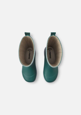 Wyprzedaż - Kalosze dziecięce Reima Taika 2.0 Pine green zielone buty nieprzemakalne (5400001A-8980)