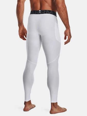 Legginsy treningowe męskie Under Armour białe (1361586-100)