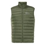 Wyprzedaż - Kamizelka męska bezrękawnik Jack Wolfskin Pack & Go Down Vest M sportowa zielona (1207011_4129)