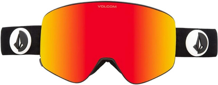 Gogle snowboardowe Volcom Odyssey sportowe narciarskie czerwone (VG0422300)