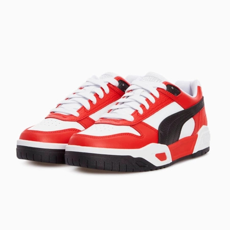 Wyprzedaż - Buty sportowe męskie Puma Rbd Tech Classic White Black F skórzane wielokolorowe (396553-04)